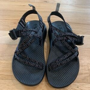 Chaco ZX1 Ecotread Kids Black Hiking Outdoor Waterproof Adjustable Sandals Sz 3
